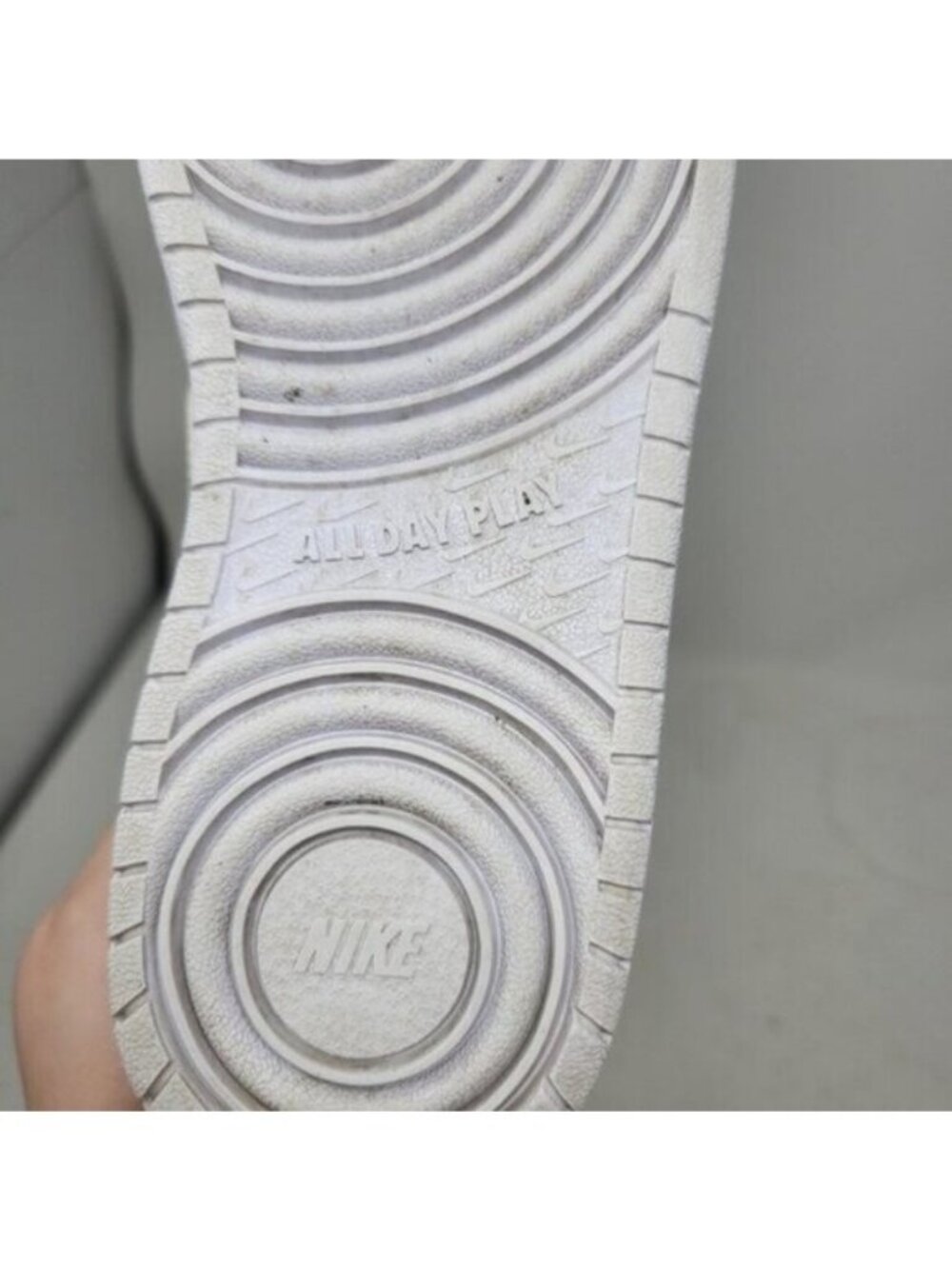 Nike | Court Borough Low 2 Big Kids Sneaker Shoe White - Picture 7 of 14